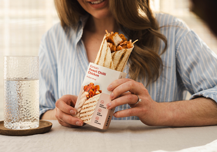 High Protein Wraps on-the-go.